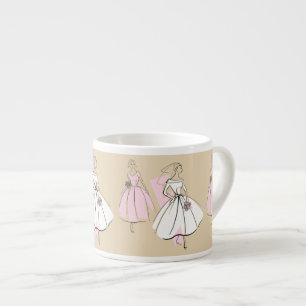 Tasse Espresso, neutrale Bridäne
