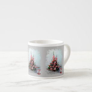 Tasse Espresso Stillleben mit Blumen