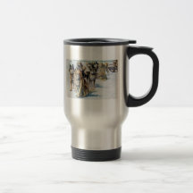 Tasse esquimaude d'Alaska de chien de traîneau