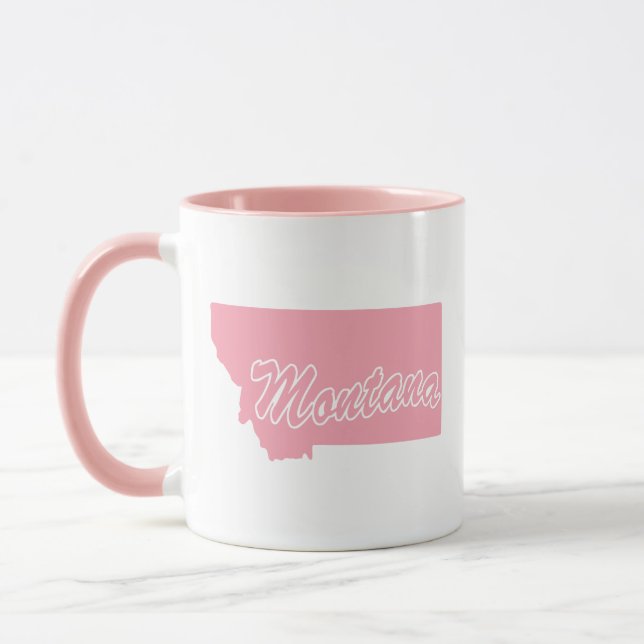 Tasse État rose Montana (Gauche)
