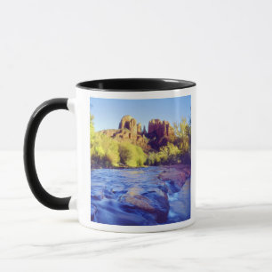 Tasse États-Unis, Arizona, Sedona. Cathedral Rock reflét