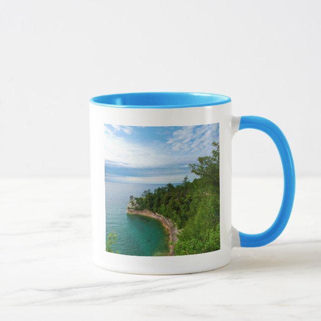 Tasse États-Unis, Michigan. Formation de Castle Rock de  (Droite)