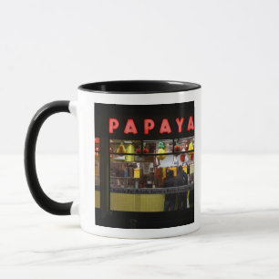 Tasse États-Unis, New York. Gray's Papaya : fenêtre