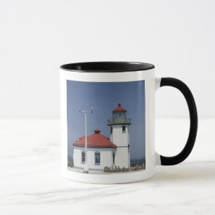 Tasse États-Unis, Washington, Seattle, phare d'Alki Poin