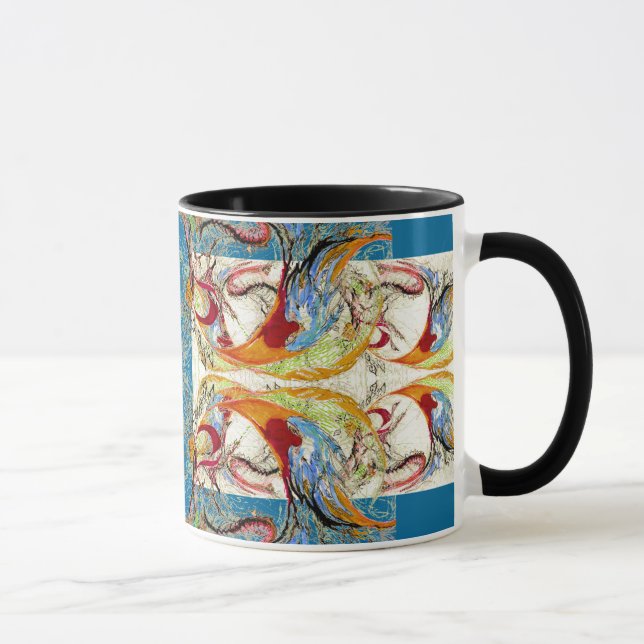 Tasse Eternal Elegance imaginaire abstrait (Droite)