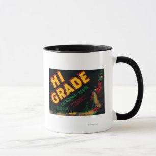 Tasse Étiquette à haute teneur de caisse de poire