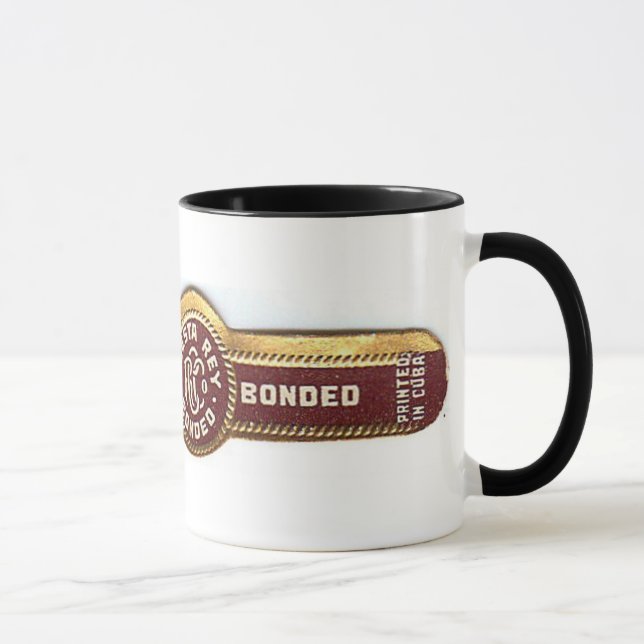 Tasse Étiquette de bande de cigare Cuesta Rey (Droite)