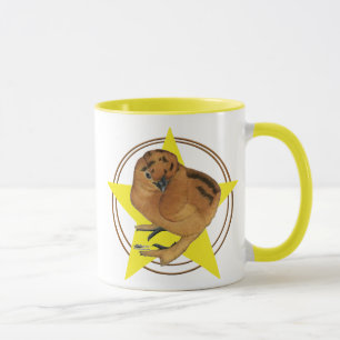 Tasse Étoile de poussin rouge Silkie