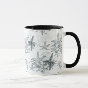 Tasse Étoiles de mer sur le motif de mer