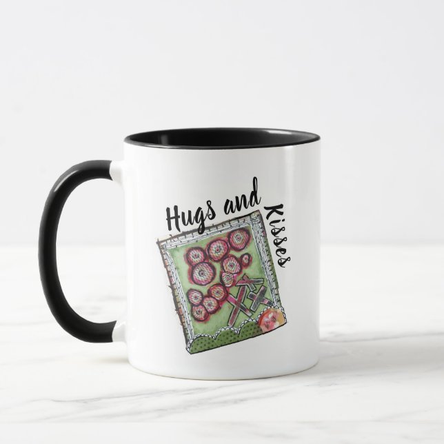 Tasse - étreintes et baisers w/Stretching les (Gauche)