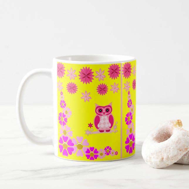 Tasse Eulen (Mit Donut)