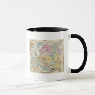 Tasse Europe - Carte géologique de l'Europe