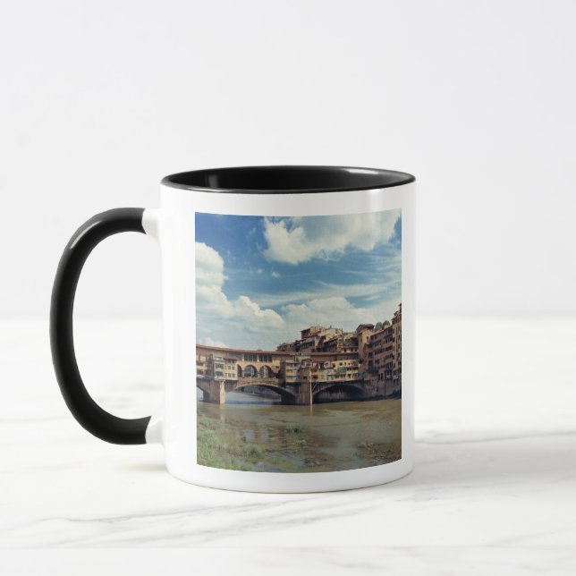 Tasse Europe, Italie, Florence. Le Ponte Vecchio (Gauche)