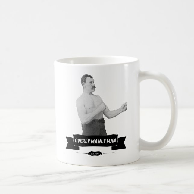 Tasse excessivement virile d'homme (Droite)