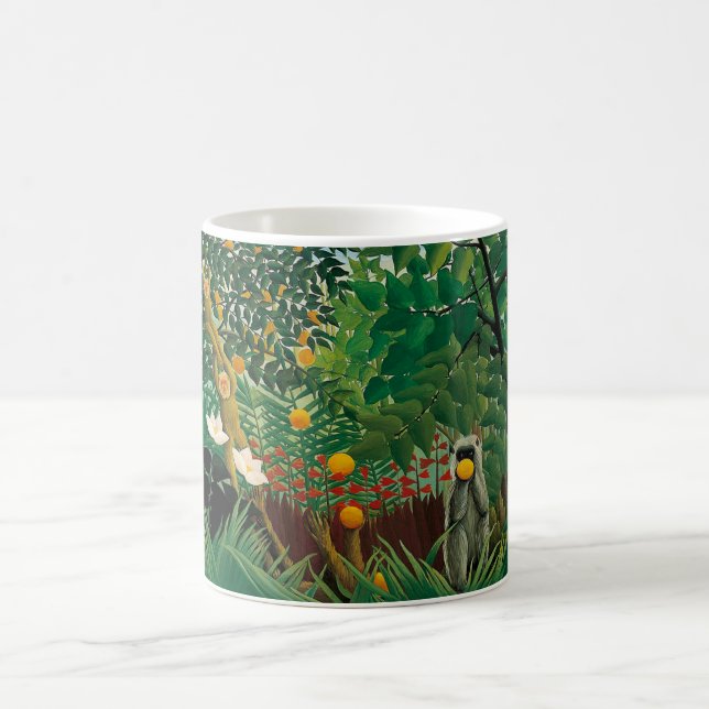 Tasse exotique de paysage de Henri Rousseau (Centre)