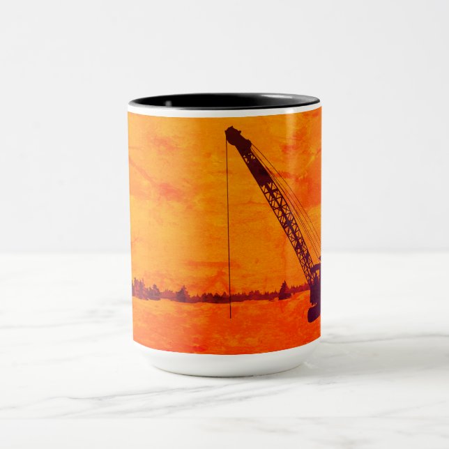 TASSE EXPLOITATION DE L'INGÉNIEUR DE LA CRANE OPÉRATEUR  (Centre)