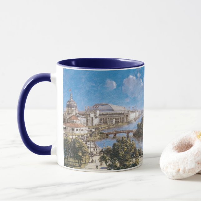 Tasse Exposition mondiale de la Colombie par Theodore Ro (Avec donut)