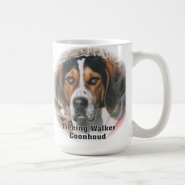 Tasse expressive de Coonhound de marcheur de (Droite)