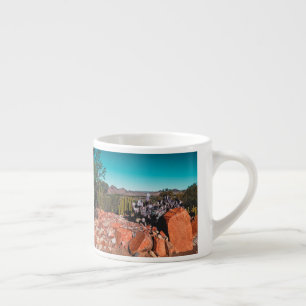 Tasse Expresso Afrique Désert Paysage Nature Cactus Plantes
