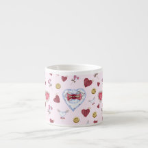 Aimer Coeur coudre aquarelle