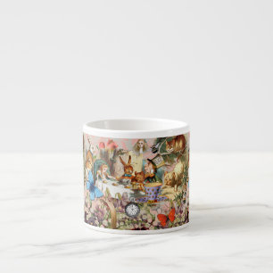 Tasse Expresso Alice au pays des merveilles Thé dansant Art