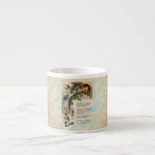 Tasse Expresso Alice Aventures au Pays des Merveilles Chat de Che