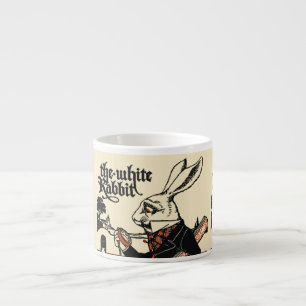 Tasse Expresso Alice Lapin Blanc Classique Wonderland 