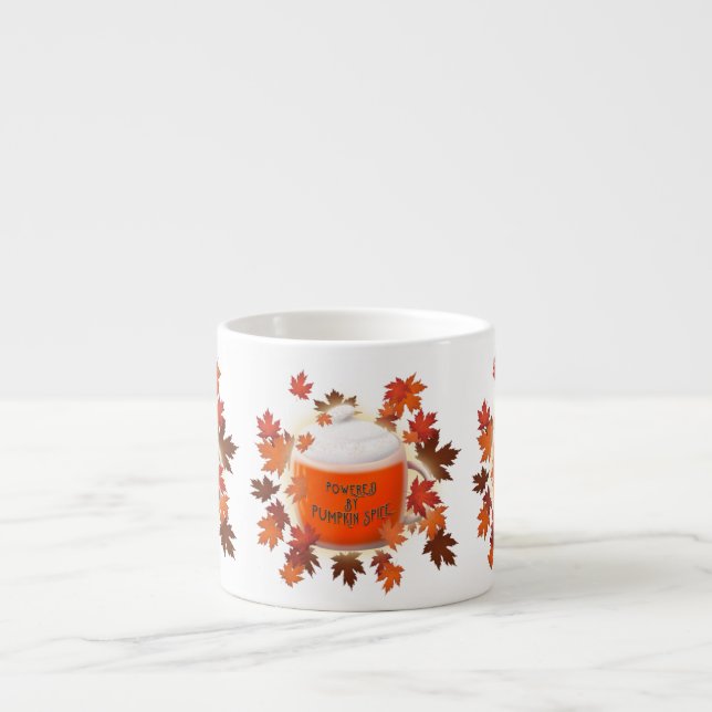 Tasse Expresso Alimenté Par Épice Citrouille (Devant)