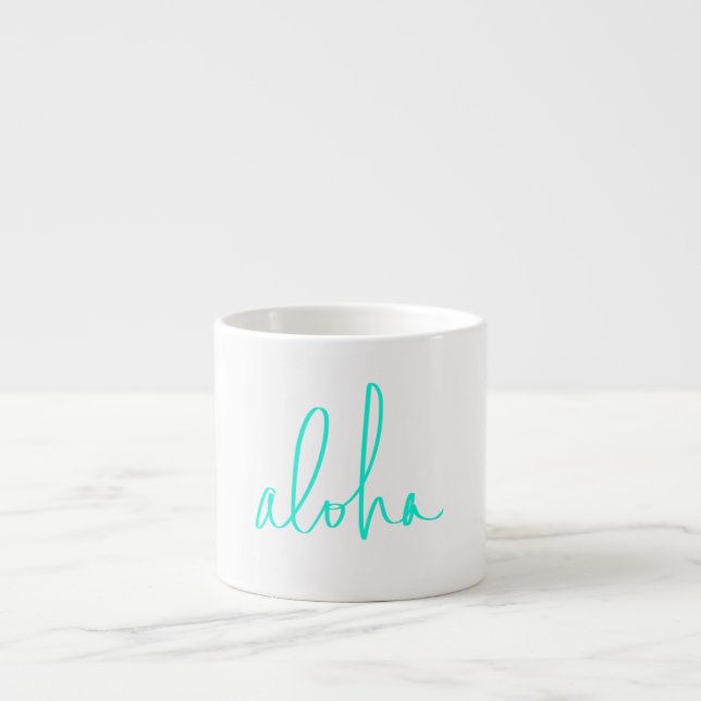 Tasse Expresso Aloha (Devant)