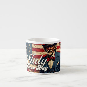 Tasse Expresso Âme fière du 4 juillet