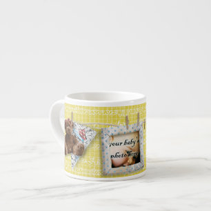 Tasse Expresso Amour jaune XOXO Cherish Nounours Baby Mug