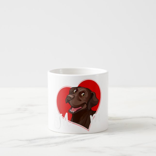 Tasse Expresso Amoureux des chiens Mug Tumbler | Cadeaux de Mug | (Devant)