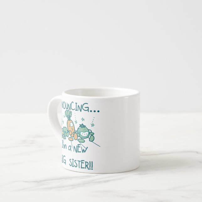 Tasse Expresso Amusante nouvelle grande soeur Légume (Devant gauche)