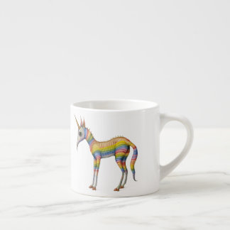 Tasse Expresso Ancien bestiaire Rainbow Unicorn