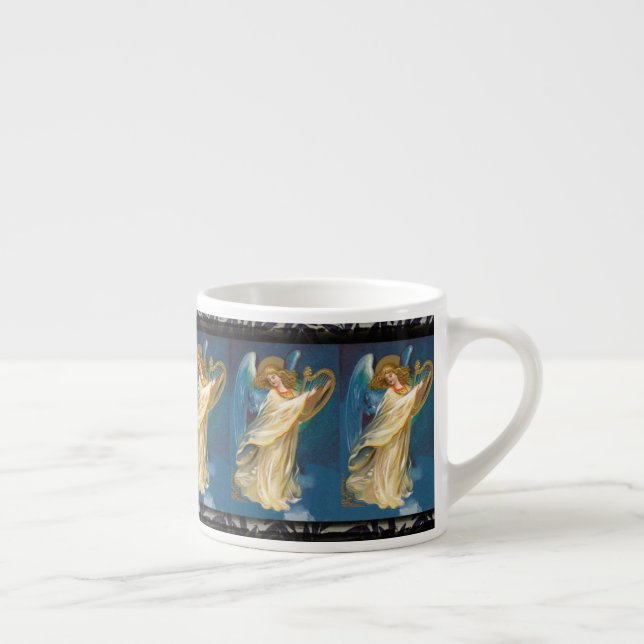 Tasse Expresso Angel Jouant De La Musique Sur Une Harpe (Droite)