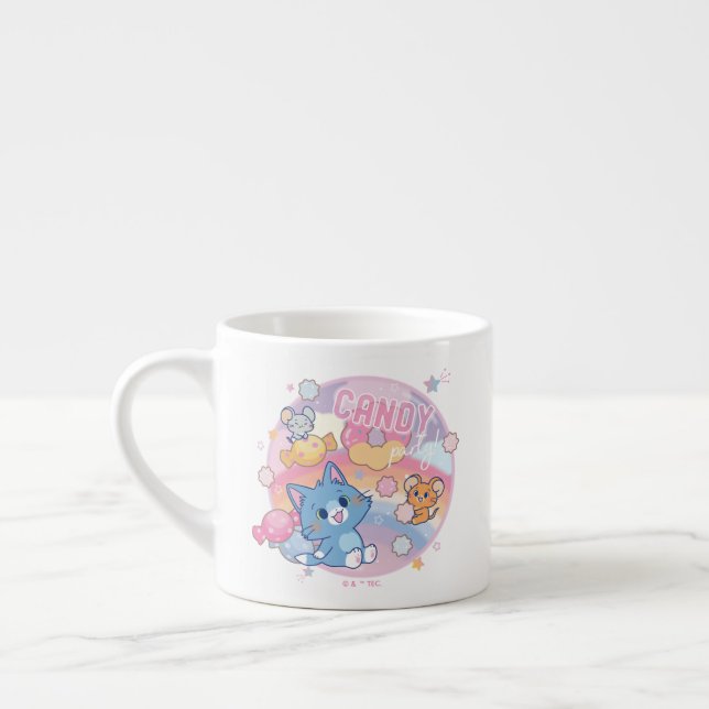 Tasse Expresso Anime Tom et Jerry Candy Party (Gauche)
