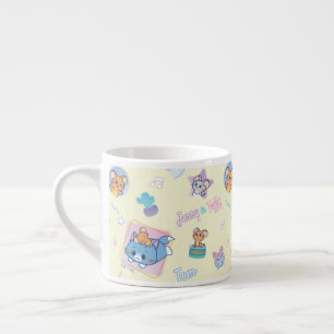 Tasse Expresso Anime Tom, Jerry et Tuffy Playtime Motif