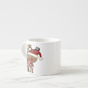 Tasse Expresso Arbre de vacances de renne de Rudy