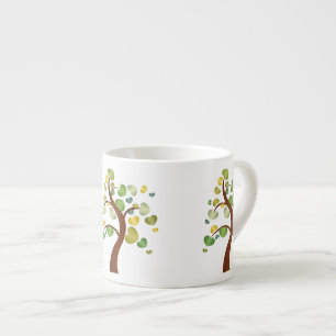 Tasse Expresso Arbre des coeurs d'automne