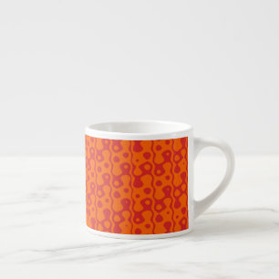Tasse Expresso Arrière - plan brun deux tons