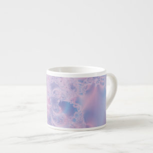 Tasse Expresso Art Abstrait Rose Lumineux