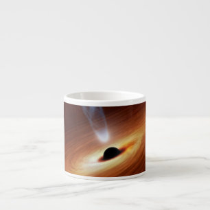 Tasse Expresso Art de l'espace d'astronomie de trou noir
