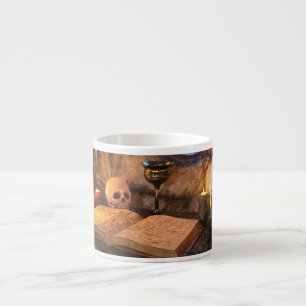 Tasse Expresso Art d'étude à la bougie de l'académie sombre gothi