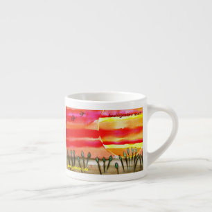 Tasse Expresso ...au soleil...art de Jutta Gabriel...