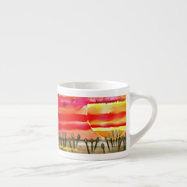Tasse Expresso ...au soleil...art de Jutta Gabriel... (Droite)
