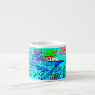 Tasse Expresso baleines à bosse à espresso