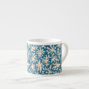 Tasse Expresso Beau Motif corallien