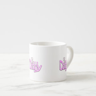 Tasse Expresso Bébé rose papa