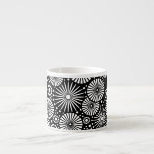 Tasse Expresso Belle Espresso Mug noir et blanc rétro