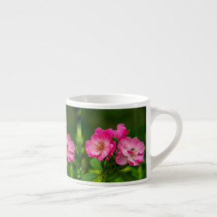 Tasse Expresso Belles fleurs roses-6845